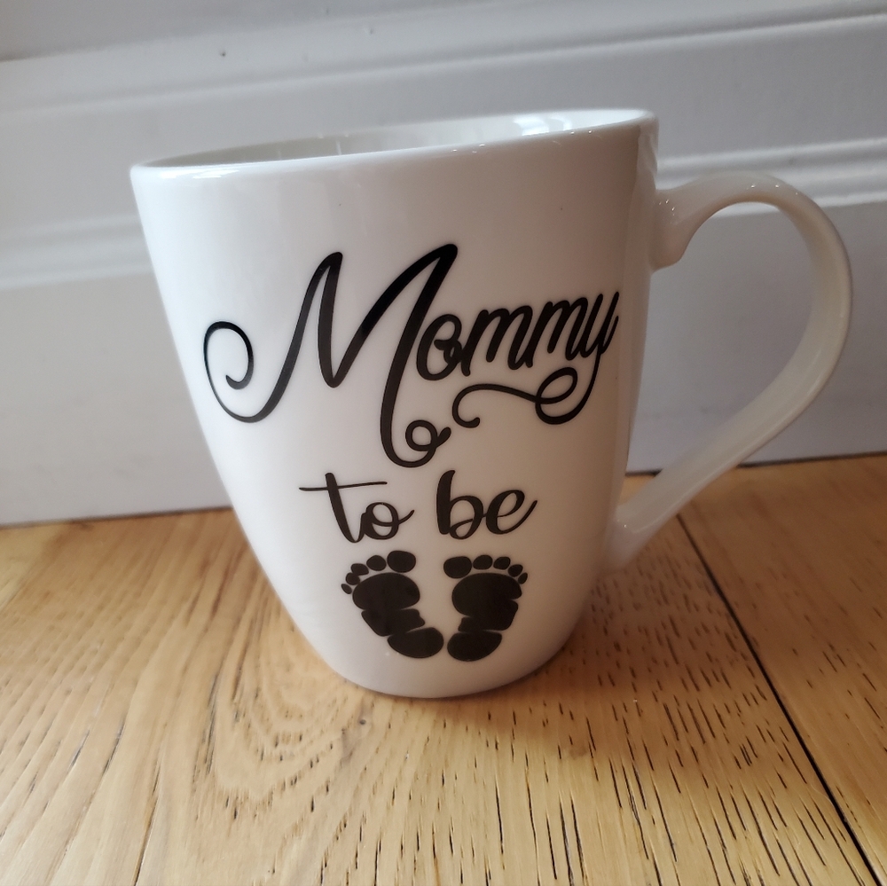 Mommy To Be Pfaltzgraff White Mug Base